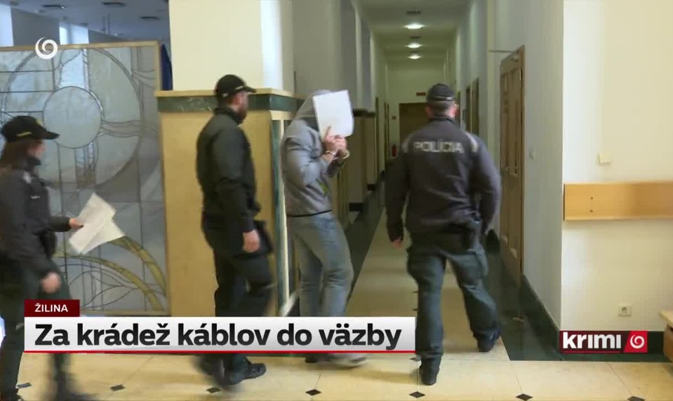 Za krádež káblov do väzby