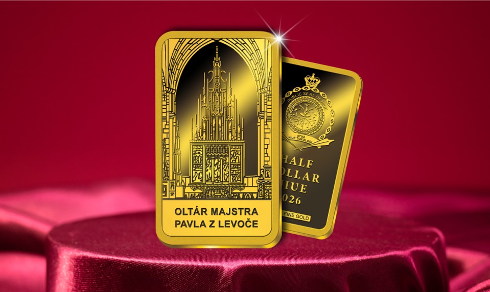 Tehlička z rýdzeho zlata za mimoriadnu cenu 39,99 €