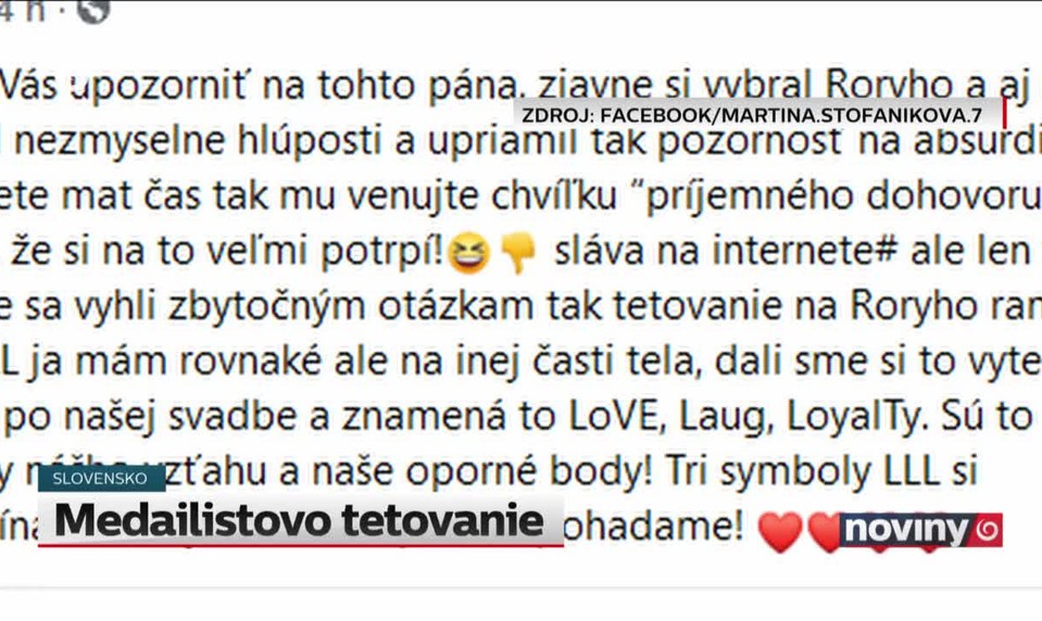 Medailistovo tetovanie