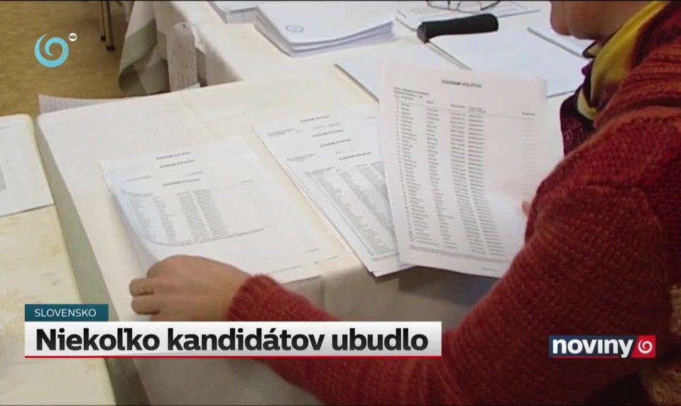 Niekoľko kandidátov ubudlo