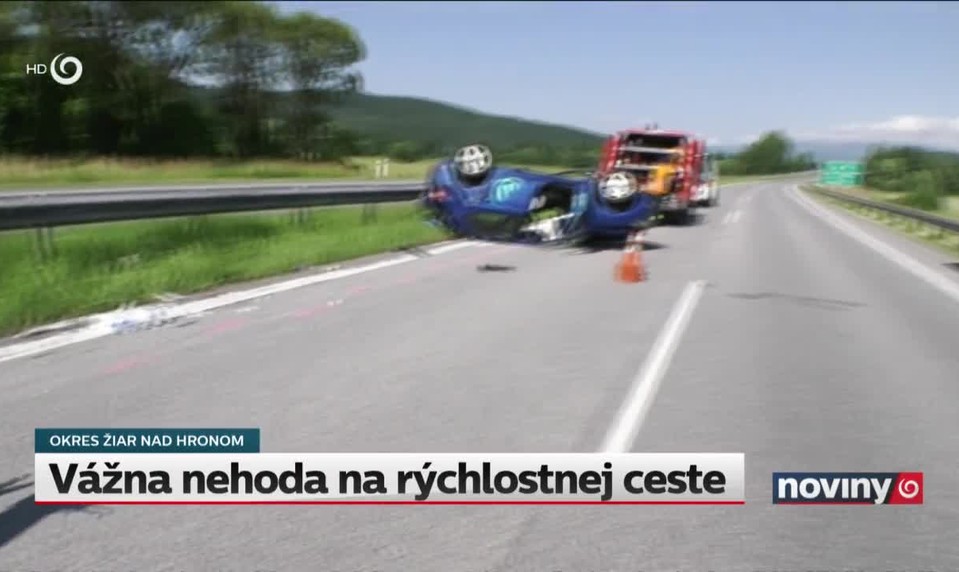 Vážna nehoda na rýchlostnej ceste