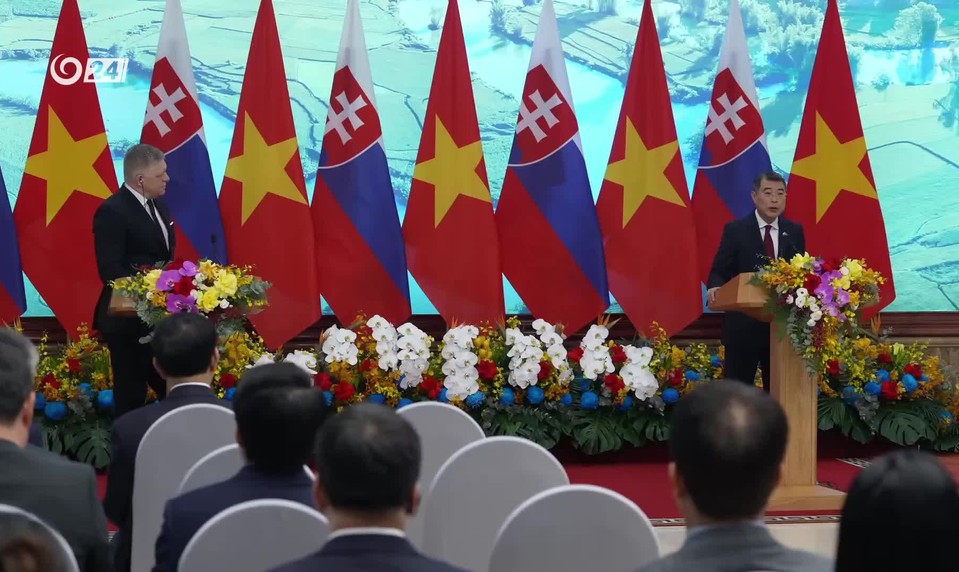 Tlačová beseda po rokovaní premiérov Slovenska a Vietnamu