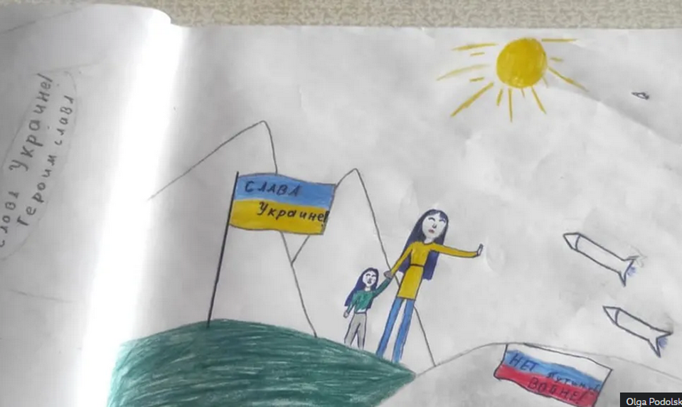 Muž z Ruska väznený za protivojnovú kresbu dcéry utiekol spolu s ňou do Francúzska