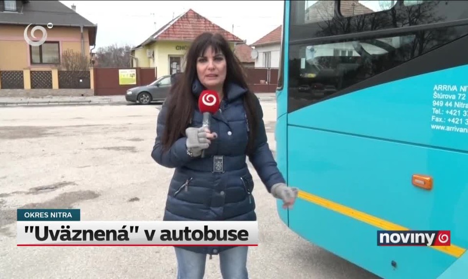 "Uväznená" v autobuse