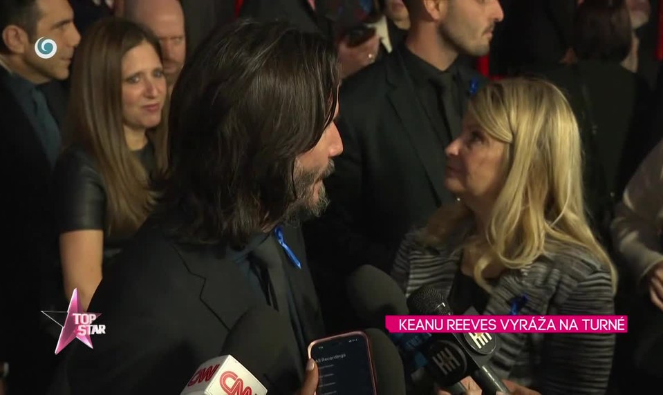 KEANU REEVES VYRÁŽA NA TURNÉ