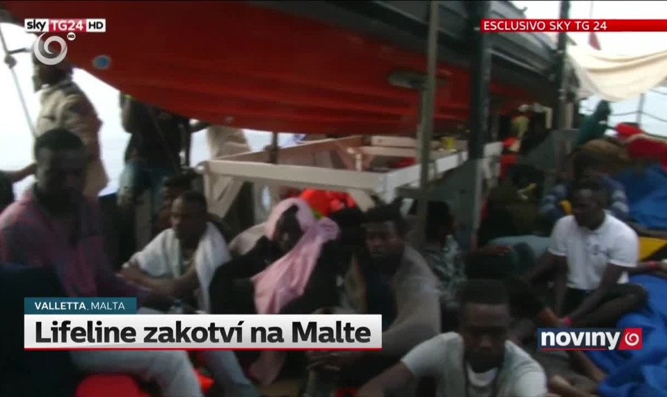 Lifeline zakotví na Malte