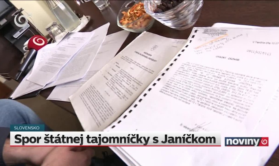 Spor štátnej tajomníčky s Janíčkom