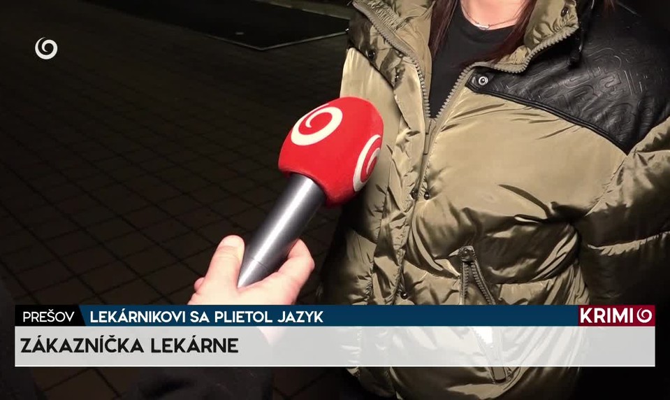 LEKÁRNIKOVI SA PLIETOL JAZYK