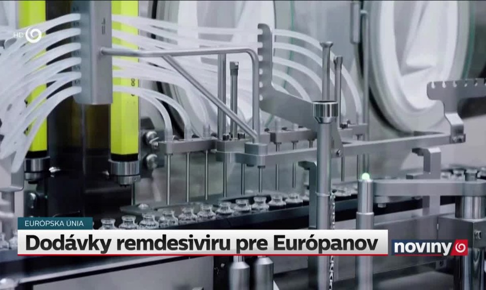 Dodávky remdesiviru pre Európanov