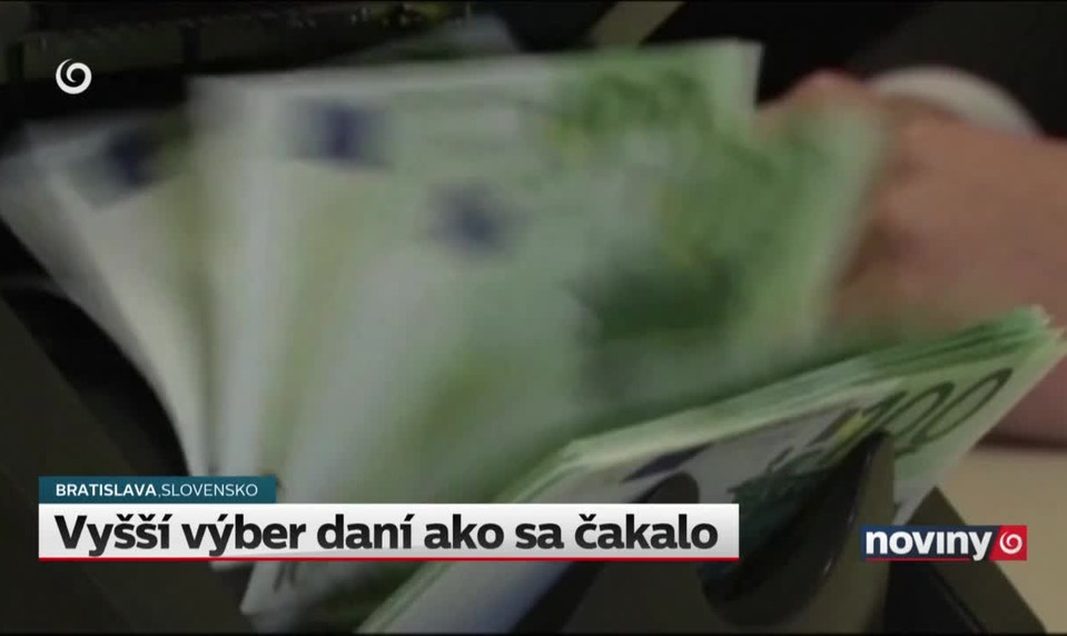 Vyšší výber daní ako sa čakalo
