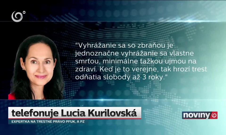 Pištoľ ako argument?