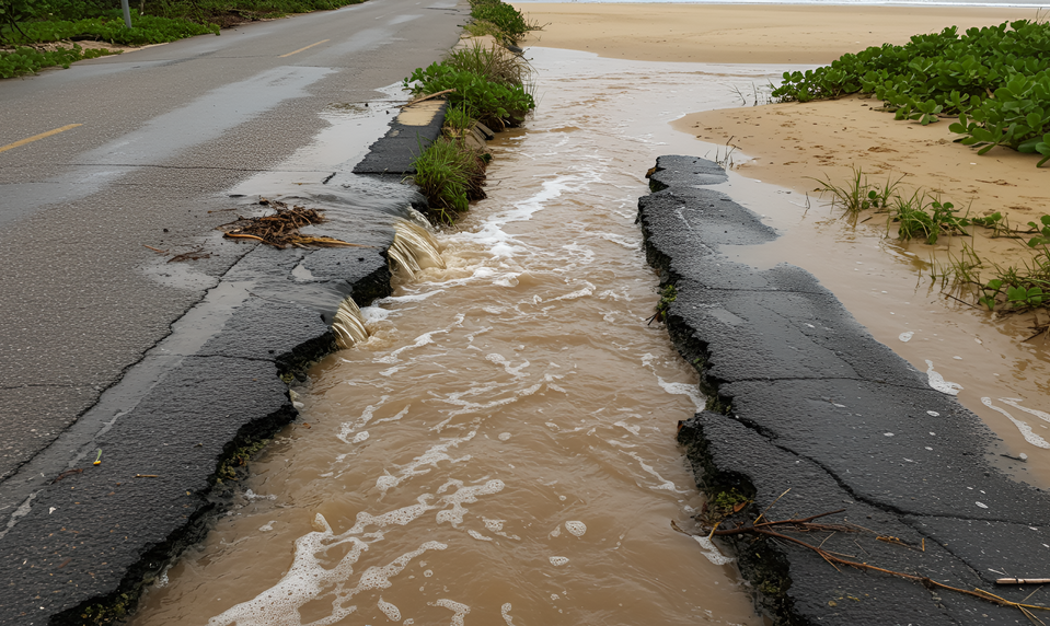 Chorvátske letovisko dusí smrad: Odpadové vody znečisťujú cestu na pláž