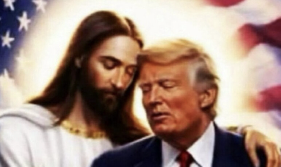 Trump zverejnil ďalší obrázok s Ježišom. Boh vraj možno "hrá s Trumpovými kartami"