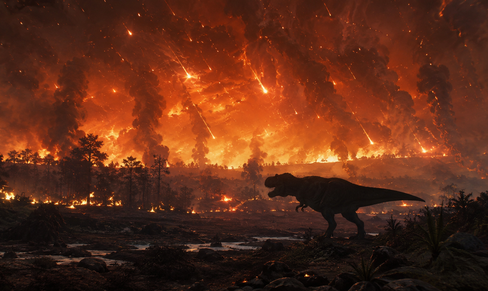 Dinosaury nezabila len zrážka s asteroidom. Prišlo niečo horšie