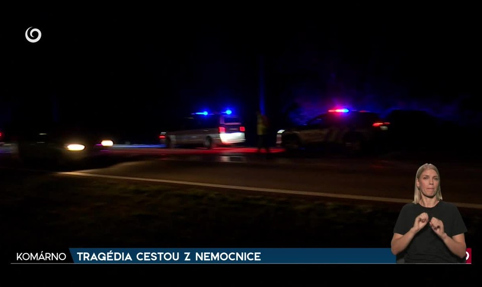 TRAGÉDIA CESTOU Z NEMOCNICE