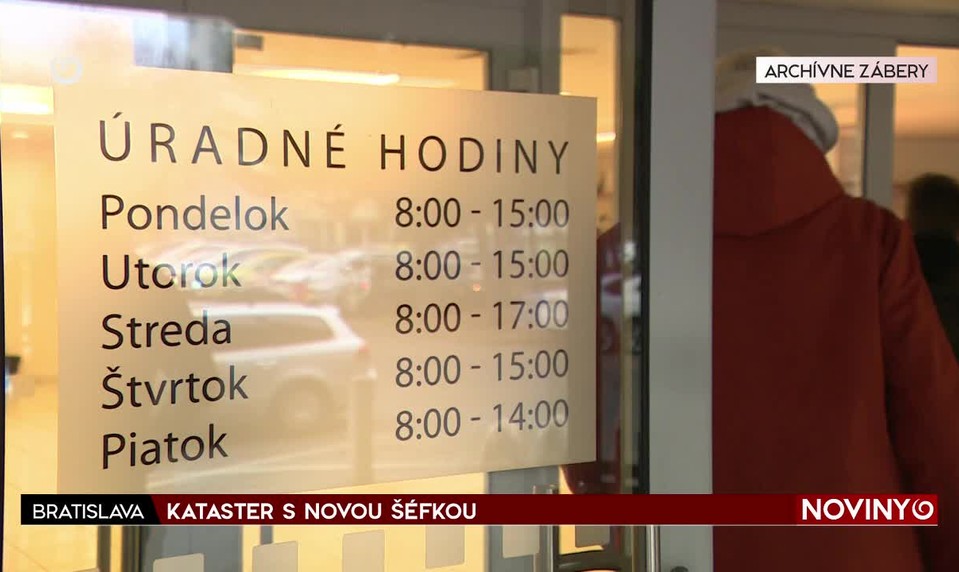 KATASTER S NOVOU ŠÉFKOU