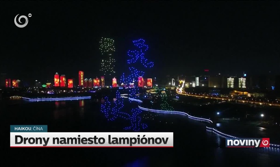 Drony namiesto lampiónov