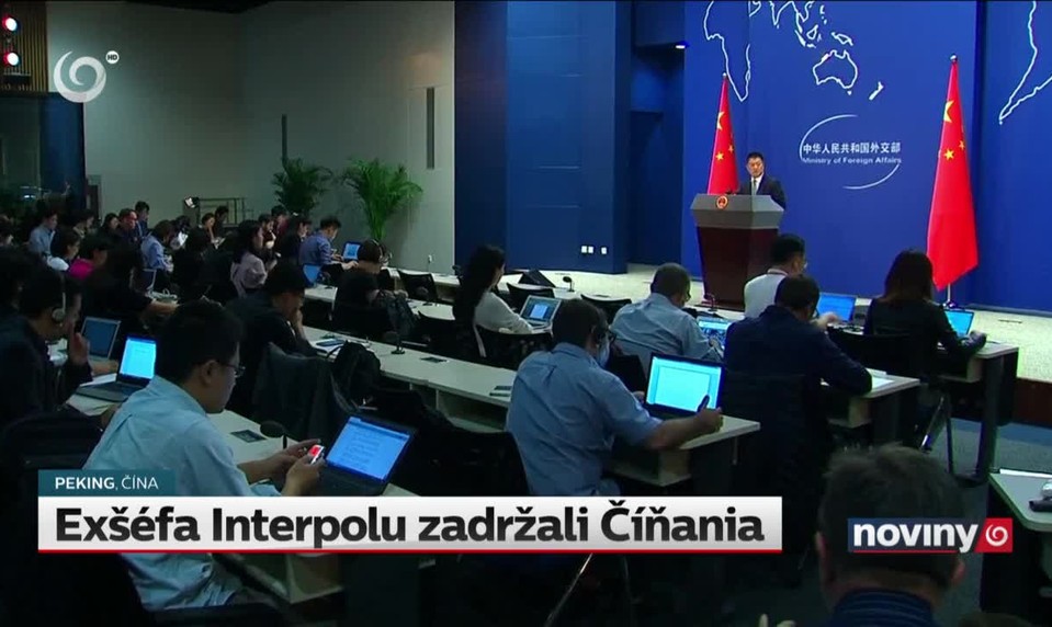 Exšéfa Interpolu zadržali Číňania