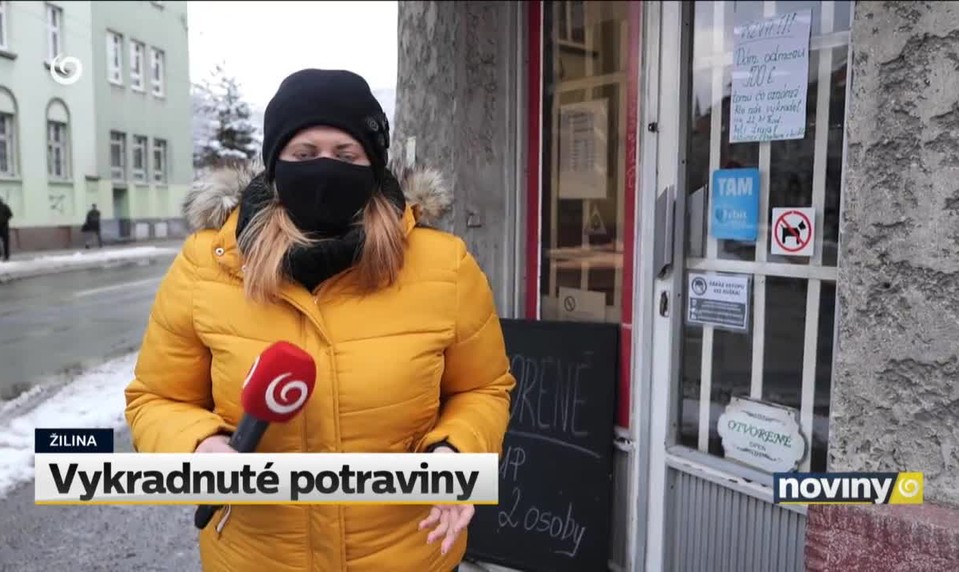 Vykradnuté potraviny