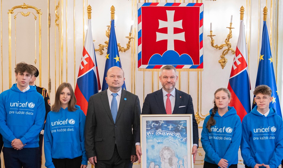 Prezident sa na Svetový deň detí stretol s účastníkmi projektu UNICEF