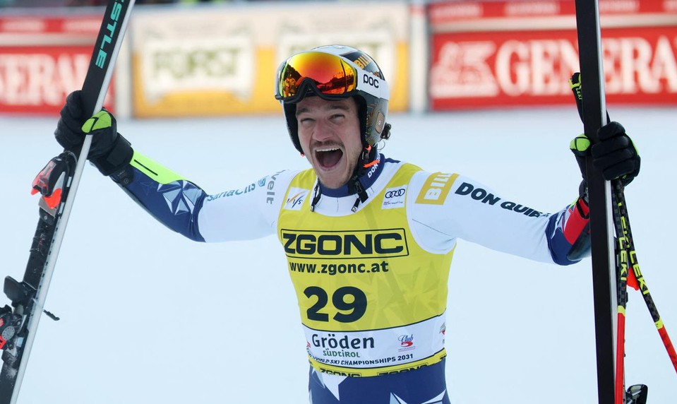 Čech Jan ZABYSTŘAN senzačne vyhral Super-G!