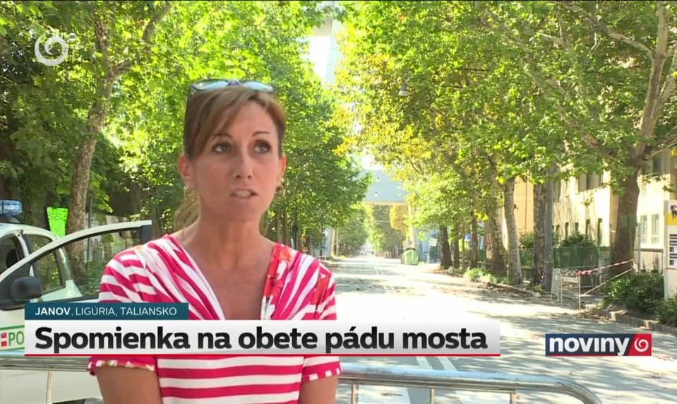 Spomienka na obete pádu mosta