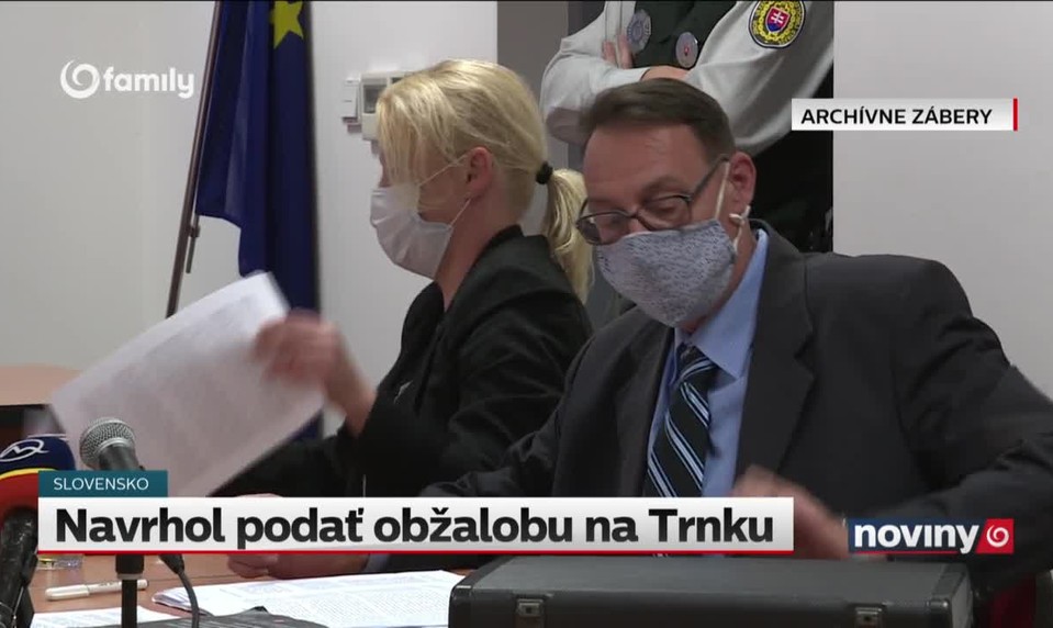 Navrhol podať obžalobu na Trnku