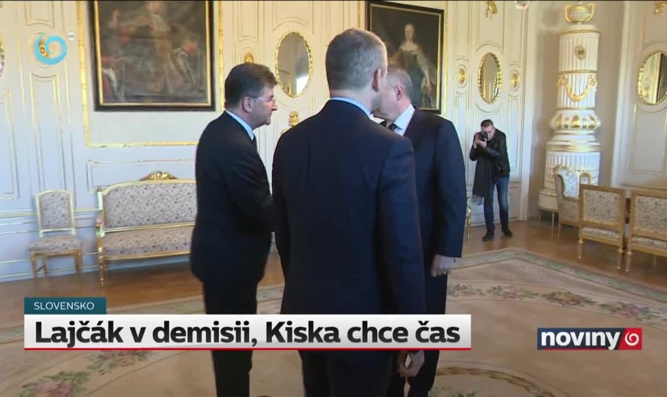 Lajčák v demisii, Kiska chce čas