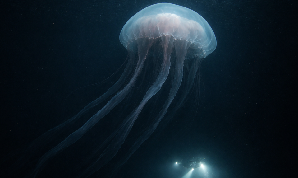 Medúza veľká ako autobus: Kamera ju zachytila po 110 rokoch