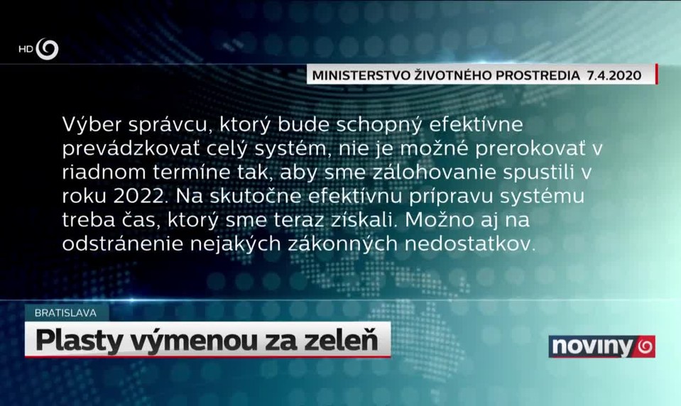 Plasty výmenou za zeleň