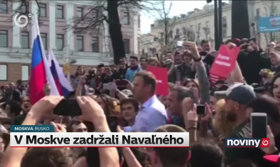 V Moskve zadržali Navaľného