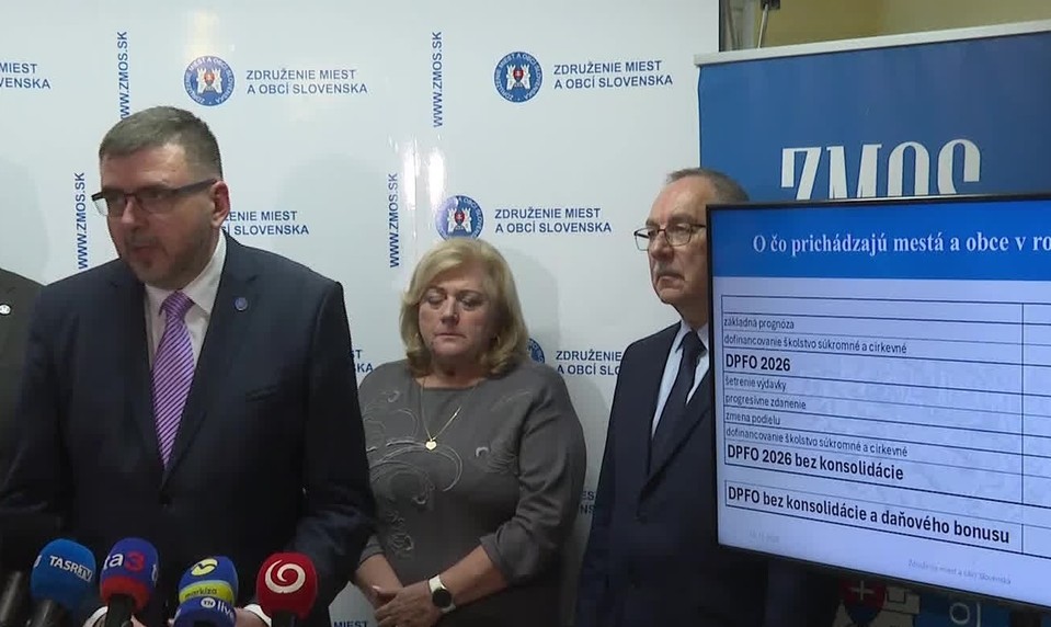 Tlačová beseda ZMOS o financovaní samospráv