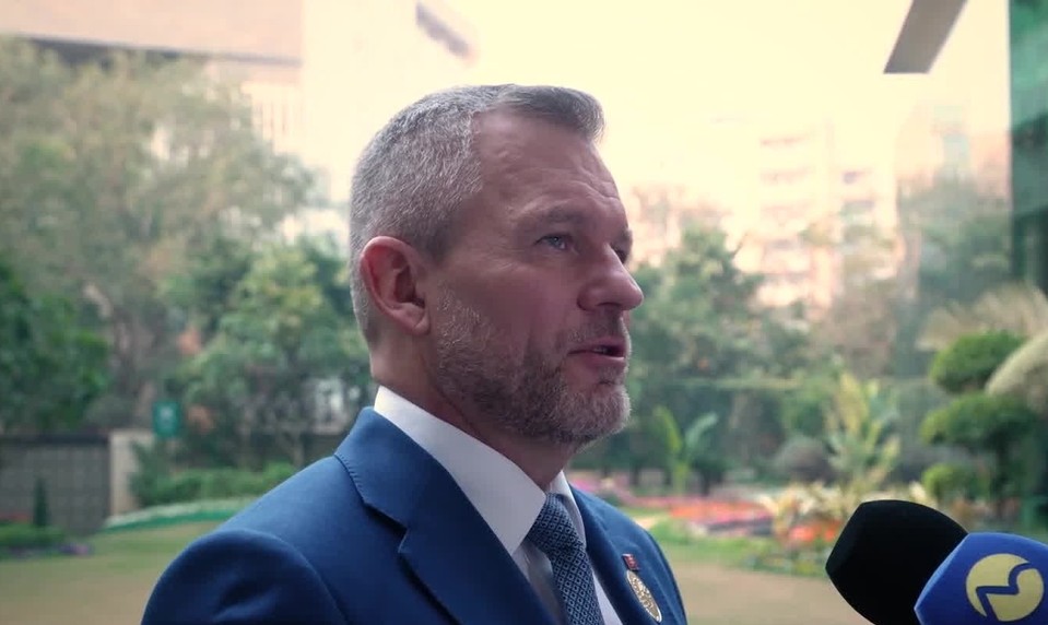 Tlačová beseda Petra Pellegriniho na globálnom samite AI v Indii