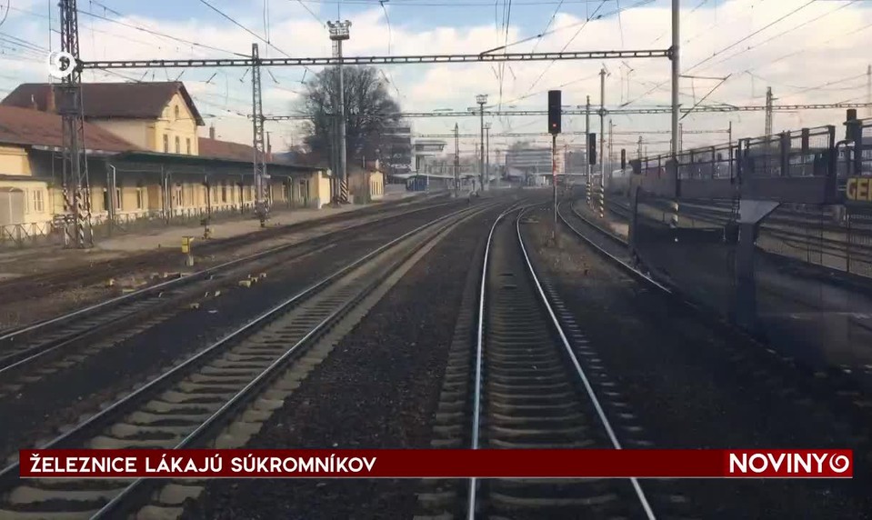ŽELEZNICE LÁKAJÚ SÚKROMNÍKOV
