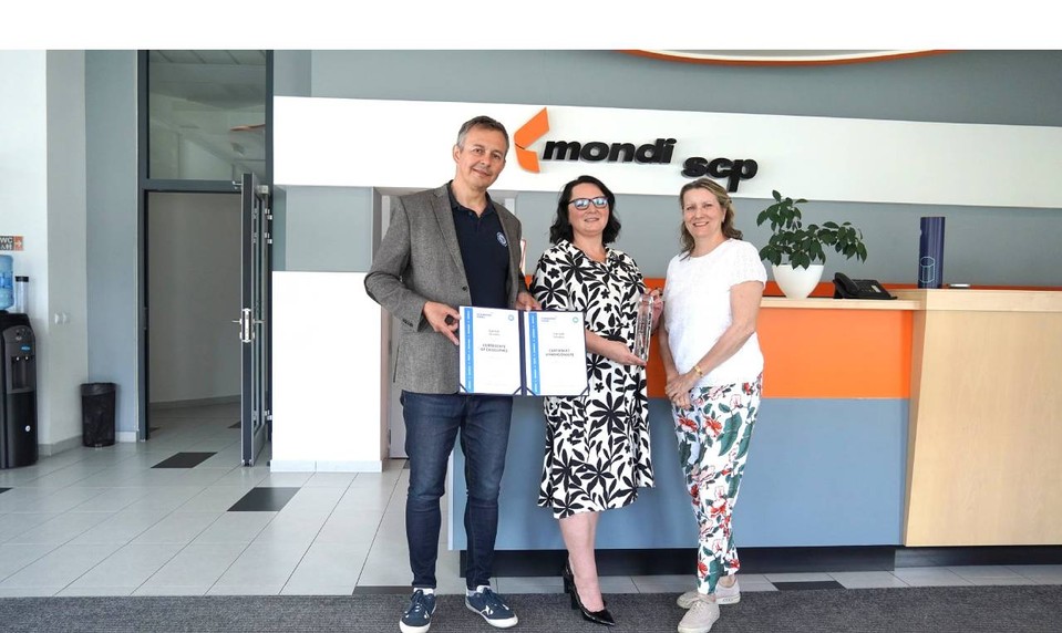 Mondi získalo ocenenie „Výnimočná firma“