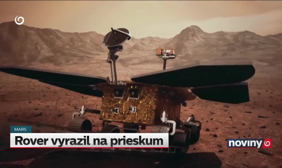 Rover vyrazil na prieskum