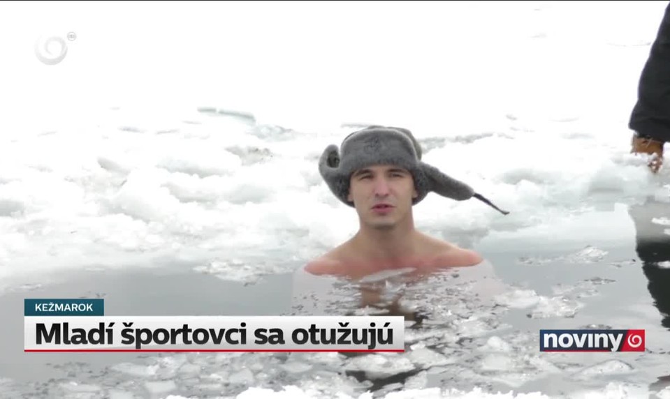 Mladí športovci sa otužujú