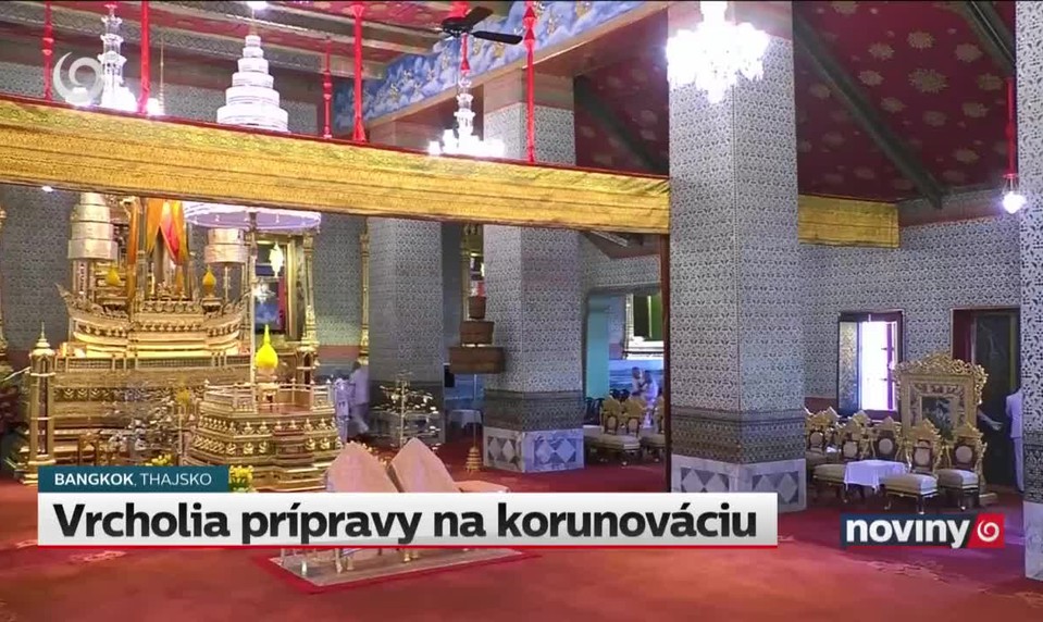Vrcholia prípravy na korunováciu