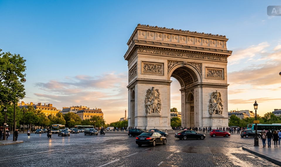 Tragédia v centre Paríža: Mladík (22) spadol z Víťazného oblúka