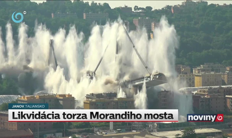 Likvidácia torza Morandiho mosta