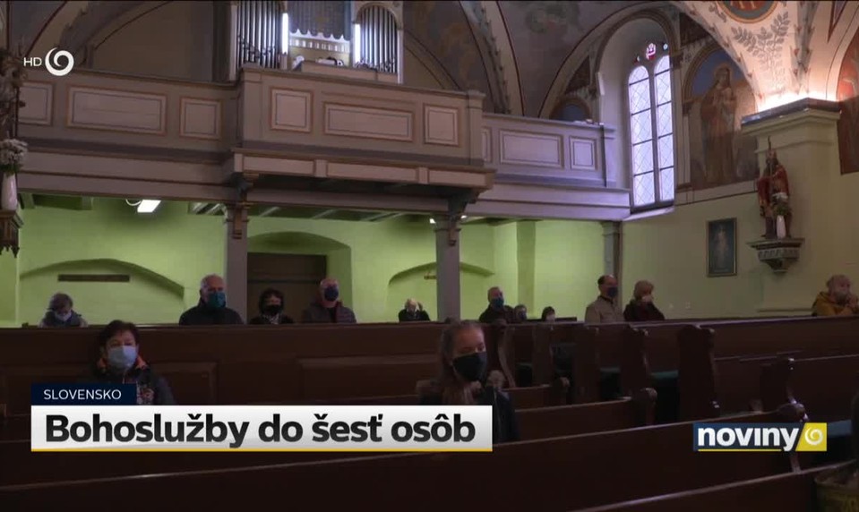 Bohoslužby do šesť osôb