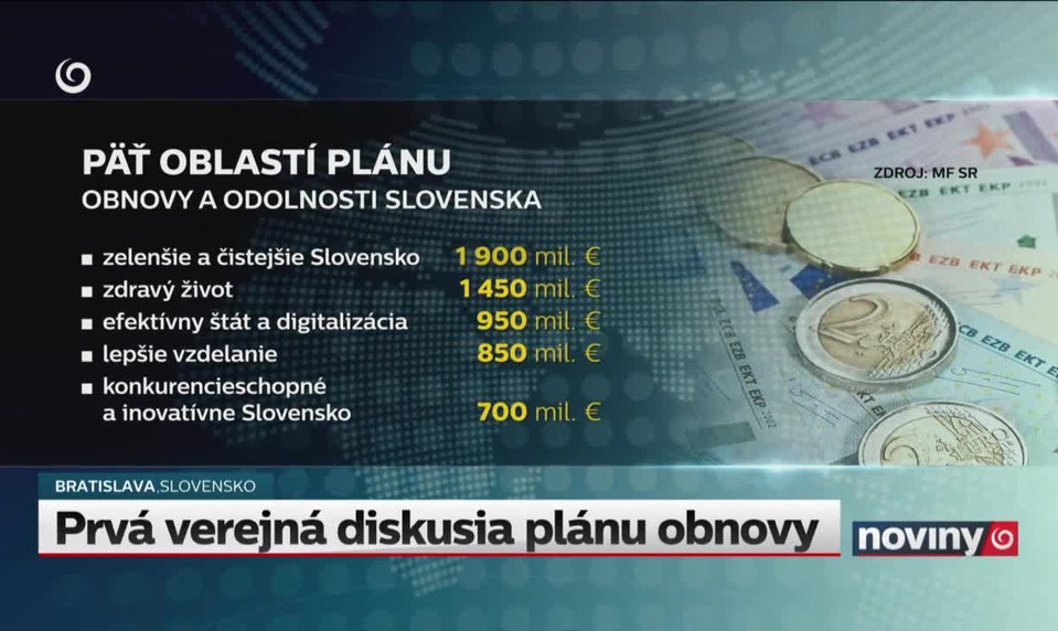 Prvá verejná diskusia plánu obnovy