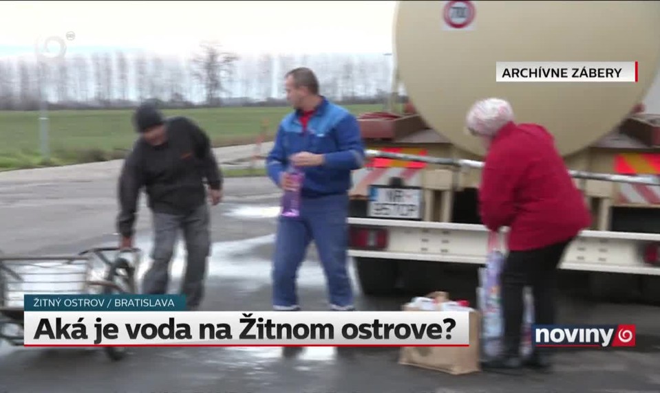 Aká je voda na Žitnom ostrove?