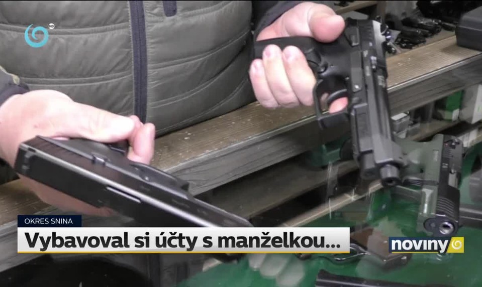 Vybavoval si účty s manželkou...