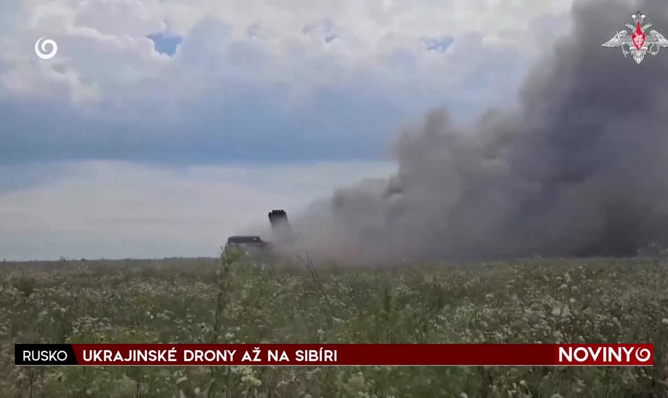 UKRAJINSKÉ DRONY AŽ NA SIBÍRI