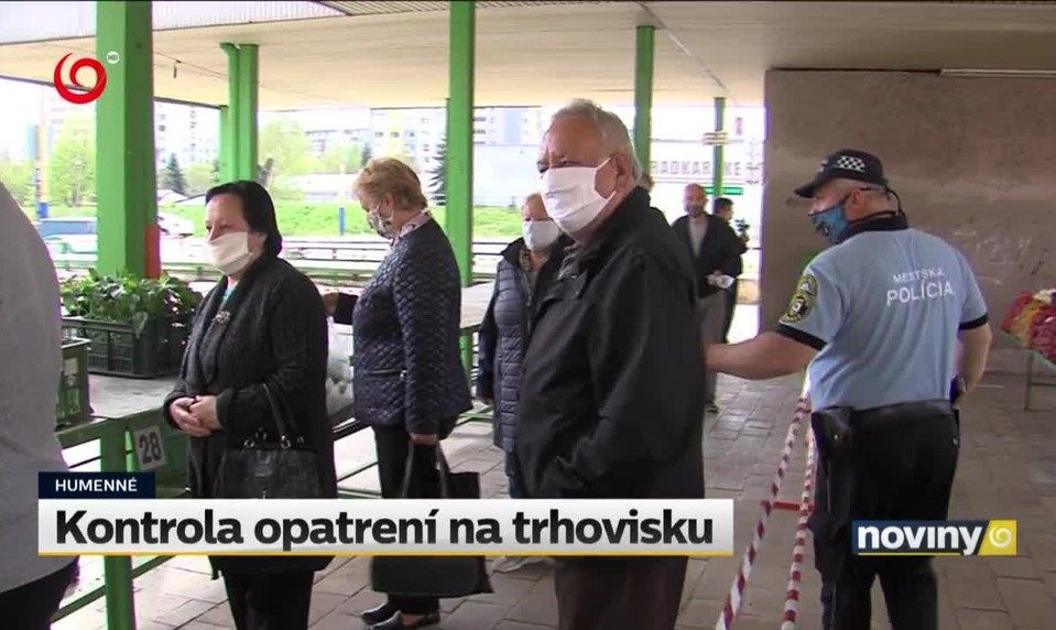 Kontrola opatrení na trhovisku