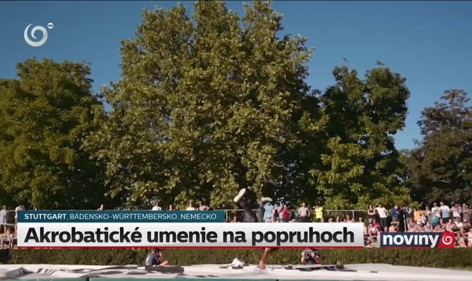 Akrobatické umenie na popruhoch