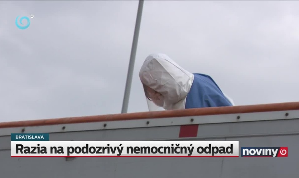 Razia na podozrivý nemocničný odpad