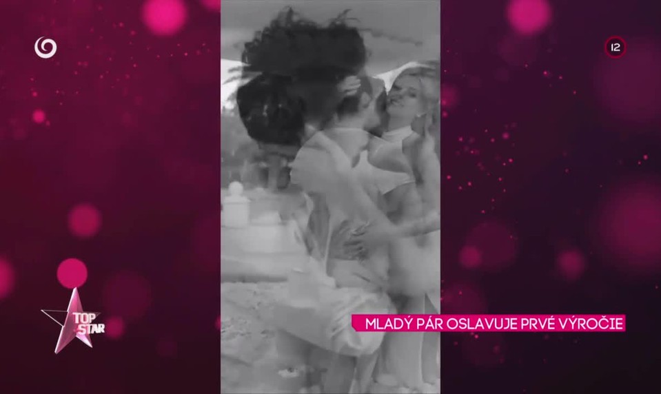 Mladý pár oslavuje prvé výročie