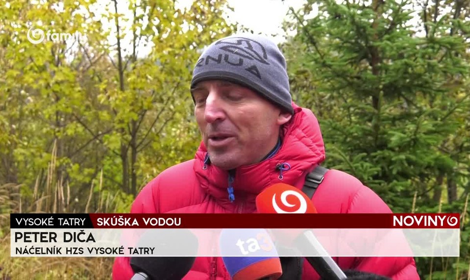 SKÚŠKA VODOU